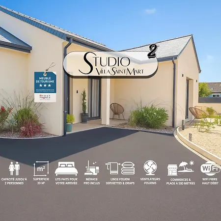 Willa Villa Saint Mart-Tout Inclus-Plage A 7 Min A Pied